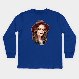 Vanessa Paradis Kids Long Sleeve T-Shirt